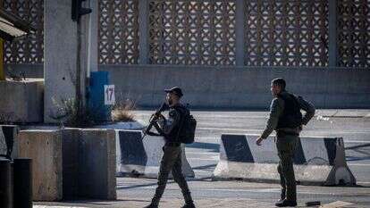 כוחות צה"ל במחסום שועפאט. | יונתן זינדל/פלאש90