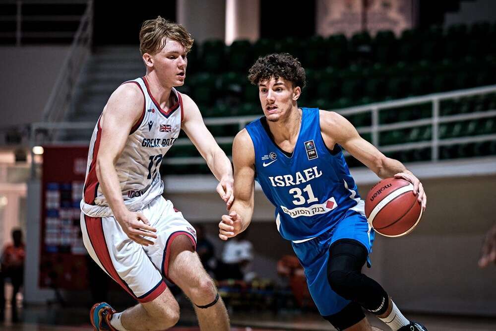 במטרה להתקדם. יעקב (מימין). | FIBA