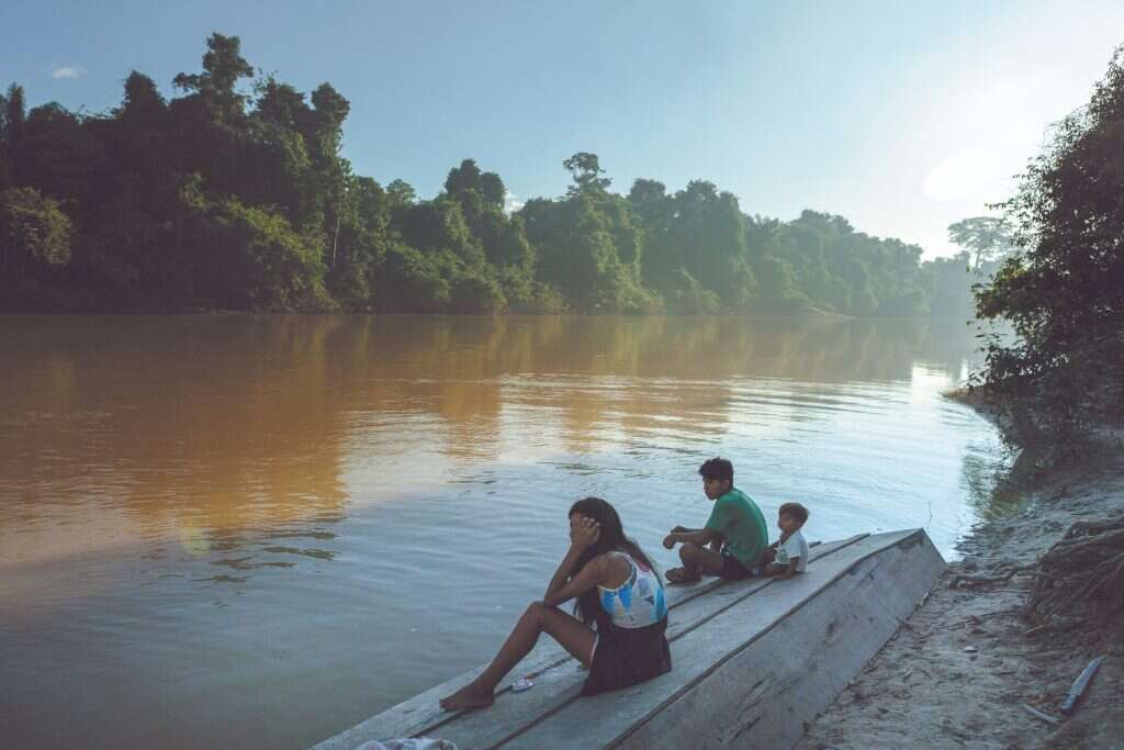 נהר בשטח כפר הילידים פרדאו. | רפאל ויללה, עבור הוושינגטון פוסט