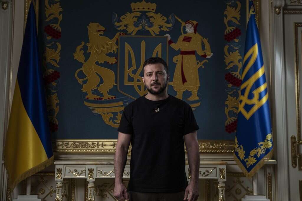 וולודימיר זלנסקי. | היידי לוין, עבור הוושינגטון פוסט