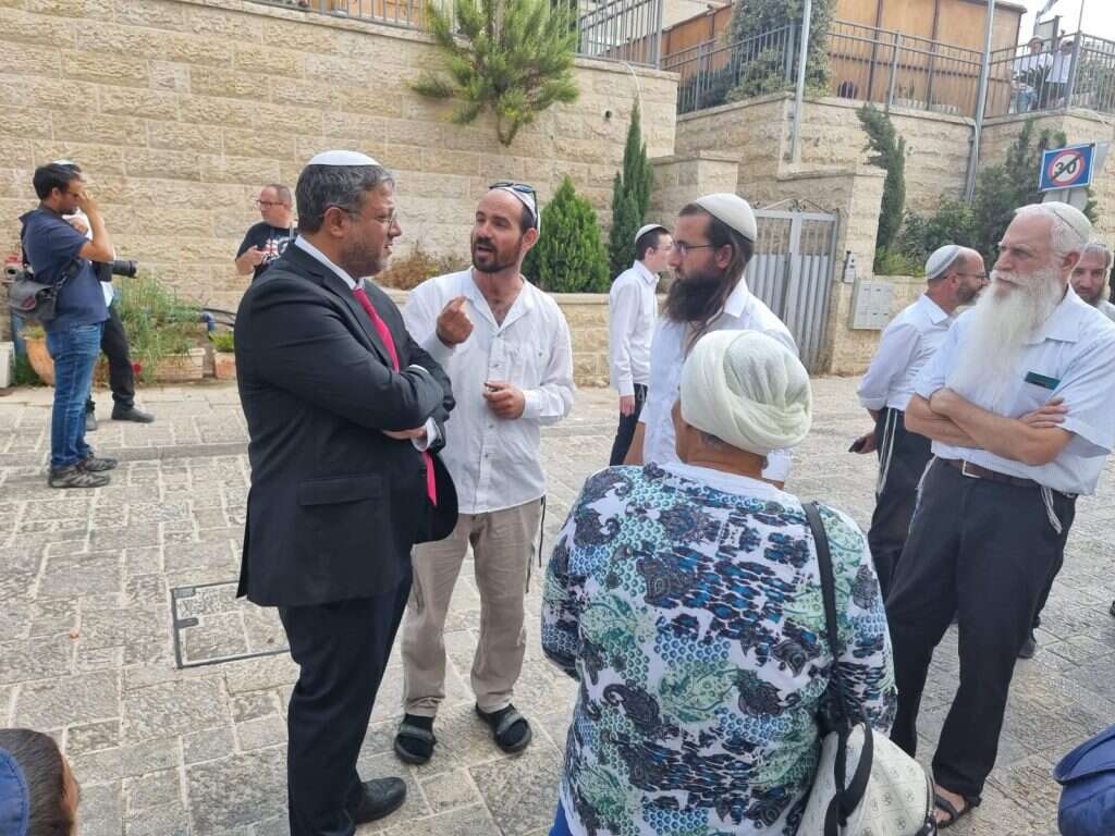 ח"כ בן גביר עם תושבים במזרח ירושלים