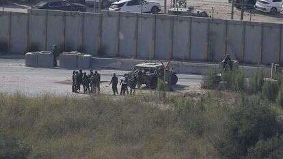 מקום הפיגוע ליד שבי שומרון, בשבוע שעבר, שעליו לקח אחריות ארגון "גוב האריות". | EPA