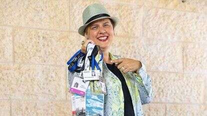 חדוה גולדשמידט,מפיצת סרטים. | אוליבייה פיטוסי - פלאש 90 חדוה גולדשמידט,מפיצת סרטים. | אוליבייה פיטוסי - פלאש 90