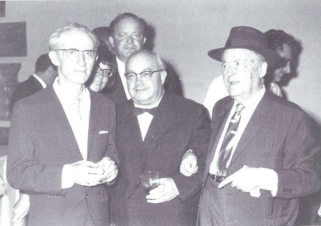 עגנון, קורצווייל ואורי צבי גרינברג. מתוך ספרו של משה גולצ'ין, "ברוך קורצווייל כפרשן של תרבות"