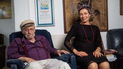 'מותר לנו לקוות שיהיה לנו בעתיד עבר טוב'. רוטנברג עם בתו ד"ר מיכל פכלר. | נעם ריבקין פנטון, פלאש 90