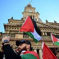 הפגנה של פרו־פלסטינים בסידני. | AFP