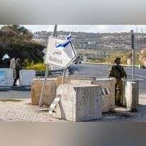 חיילים ליד הכפר חווארה. | אריק מרמור, פלאש90