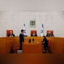 שופטי העליון חיות, סולברג ופוגלמן. | אוליבייה פיטוסי, פלאש 90