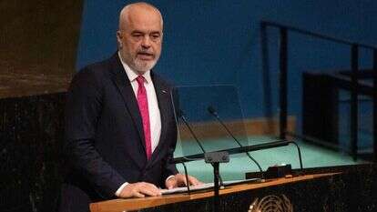 ראש ממשלת אלבניה, אדי רמה. | Bryan R. Smith / AFP