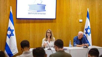 אורלי עדס בתדרוך העיתונאים היום. | אוליבייה פיטוסי, פלאש 90 אורלי עדס בתדרוך העיתונאים היום. | אוליבייה פיטוסי, פלאש 90