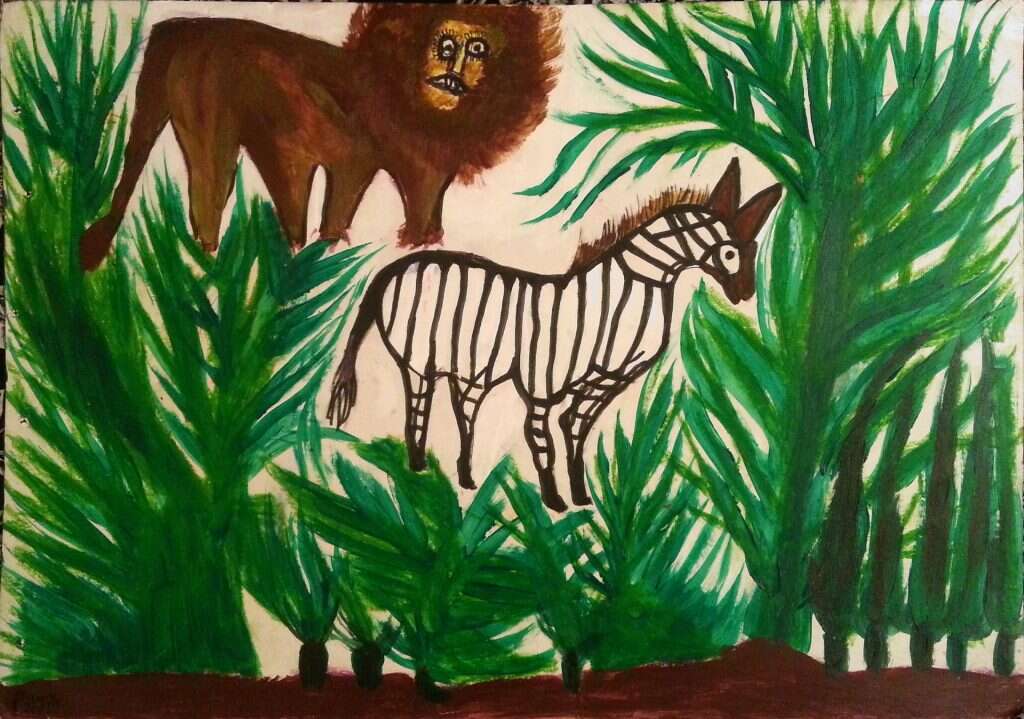 מתוך הסדרה "חיי הכפר", 2014 איור: אברה אברהם פרדו מתוך הסדרה "חיי הכפר", 2014 איור: אברה אברהם פרדו