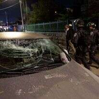 המהומות בשייח' ג'ראח בחול המועד סוכות. | יונתן זינדל, פלאש 90