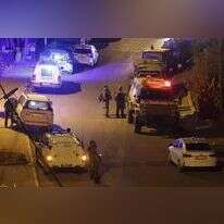 זירת הפיגוע בחברון, במוצאי שבת. | AFP