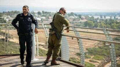 כוחות הביטחון בגבול לבנון. | דוד כהן/פלאש90