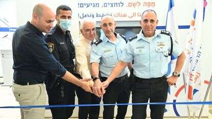 חנוכת נקודת המשטרה בבית החולים זיו. | דוברות בית החולים זיו