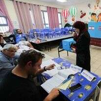 קלפי בעיר טייבה. | ג'מאל עוואד/פלאש90