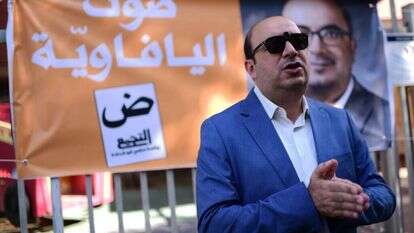 סמי אבו שחאדה, אתמול בכניסה לקלפיות. | תומר נאוברג/פלאש90