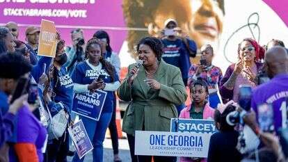 קמפיין בחירות בג'ורג'יה, אמש. | EPA קמפיין בחירות בג'ורג'יה, אמש. | EPA