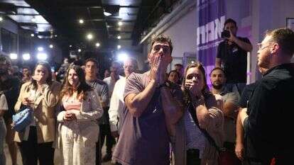 מטה מפלגת העבודה עם פרסום המדגמים, השבוע. | נועם רבקין פנטון - פלאש 90