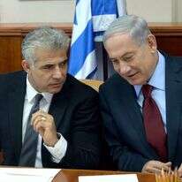 נתניהו ולפיד, 2014. | חיים צח, לע"מ