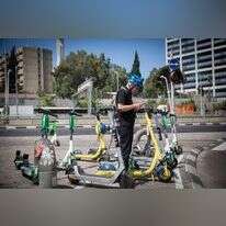 קורקינט להשכרה. | מרים אלסטר/פלאש90