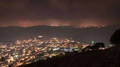 הכפר דבורייה בגליל התחתון, וברקע הגליל העליון. | מילה אביב, פלאש 90