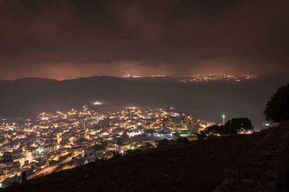 הכפר דבורייה בגליל התחתון, וברקע הגליל העליון. | מילה אביב, פלאש 90