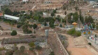 הלונה פארק הבלתי חוקי בצפון השומרון, בכפר ברטעה. | תנועת רגבים