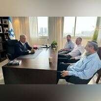 ח"כ אבי מעוז אצל נתניהו