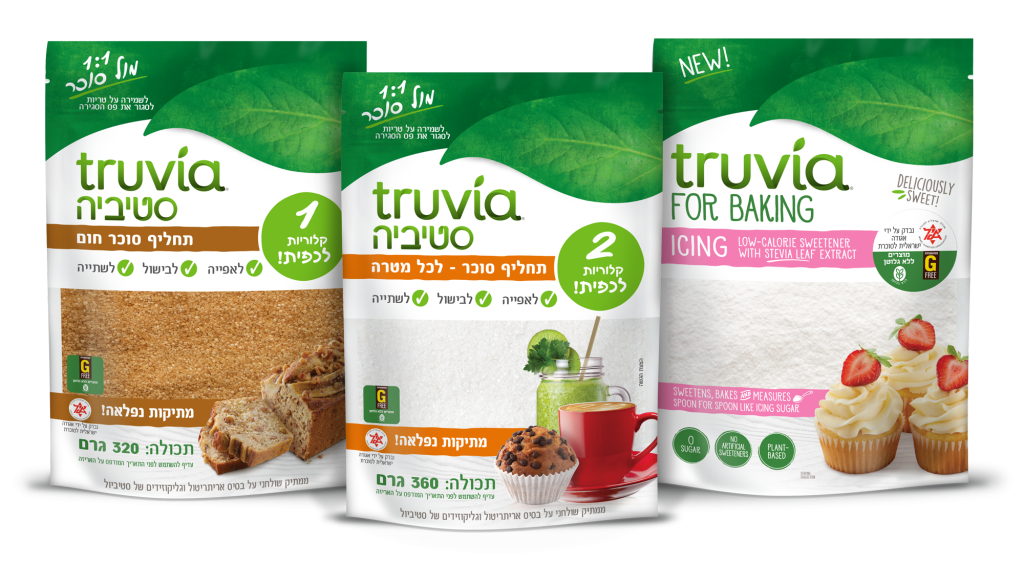 טרוביה סדרת תחליפי הסוכר החדשים בישראל | יחצ