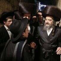 הרב שכטר בצפת, 2019. | דוד כהן, פלאש 90