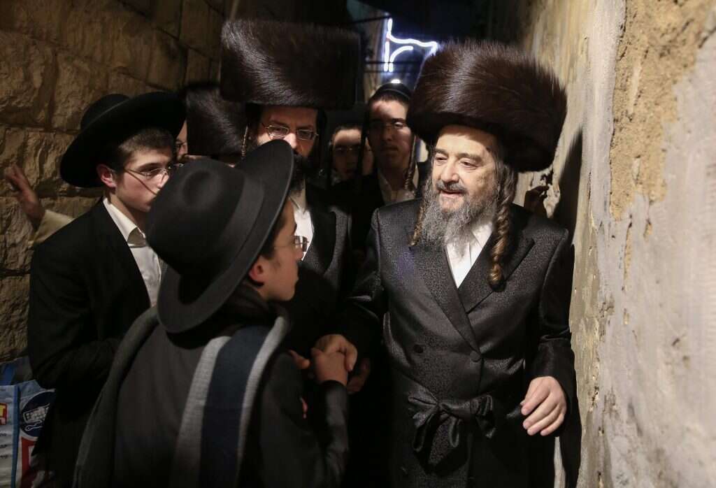 הקפות שניות בבית הכנסת ברסלב בירושלים, 2014. | יונתן זינדל, פלאש 90