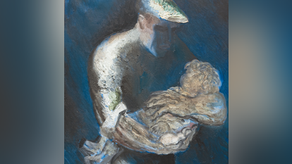 אולג קרוטקוב, "אב", בד, שמן, 1972