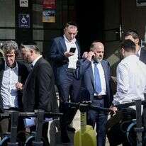 נציגי ש"ס יוצאים מהמשא ומתן להרכבת הממשלה, השבוע. | אבשלום ששוני/פלאש90