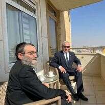 נתניהו וגפני בתחילת המו"מ הקואליציוני