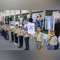 טקס האדרת מחבלים בחווארה. | הרשתות הערביות