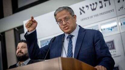 השר איתמר בן גביר. | יונדל זינדל - פלאש 90