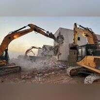 הריסת מבנה פלסטיני בלתי חוקי ליד תקוע. | מועצה אזורית גוש עציון