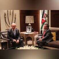 נתניהו והמלך עבדאללה. | EPA נתניהו והמלך עבדאללה. | EPA