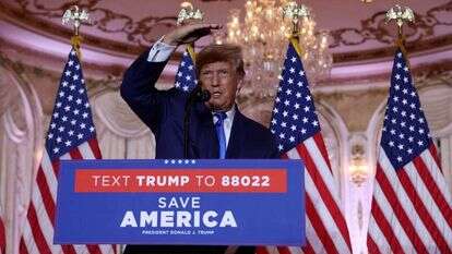 דונלד טראמפ בליל בחירות האמצע. | AFP