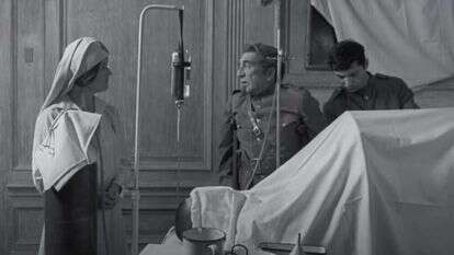 "שום דבר לא אמיתי חוץ מהכאב". מתוך הסרט "ג'וני שב משדה הקרב", 1971. | מסך