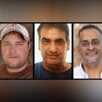 נרצחי הפיגוע ליד אריאל: מוטי אשכנזי, מיכאל לדיגין ותמיר אביחי הי"ד. צילומים באדיבות המשפחות