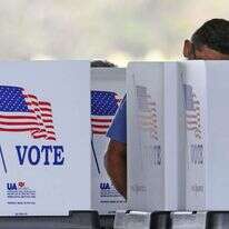 מצביעים בבחירות אמצע הקדנציה בארה"ב, בשבוע שעבר. | איי.אף.פי