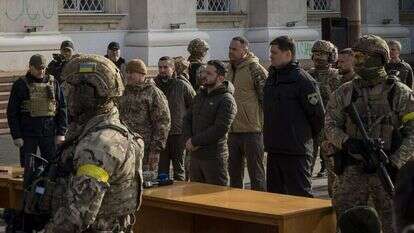 זלנסקי בחרסון. | איי.פי