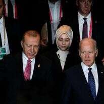 ביידן וארדואן בוועידת ה־ G20, השבוע. | רויטרס