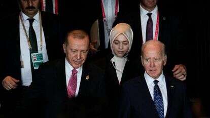 ביידן וארדואן בוועידת ה־ G20, השבוע. | רויטרס