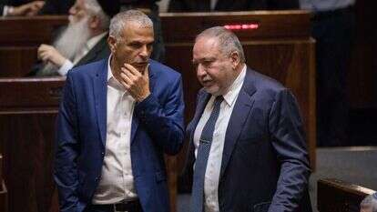 כחלון וליברמן, 2019. | הדס פרוש, פלאש 90