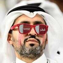 אוהד קטרי בטקס הפתיחה. קרדיט: AFP