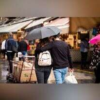 גשם בירושלים. | אריה לייב אברמס/פלאש90