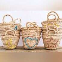 דאר מרקש_סלי איחסון ילדים עם רקמה,מחיר מבצע נובמבר 25 ש"ח במקום 50 ש"ח. | גל גלעד